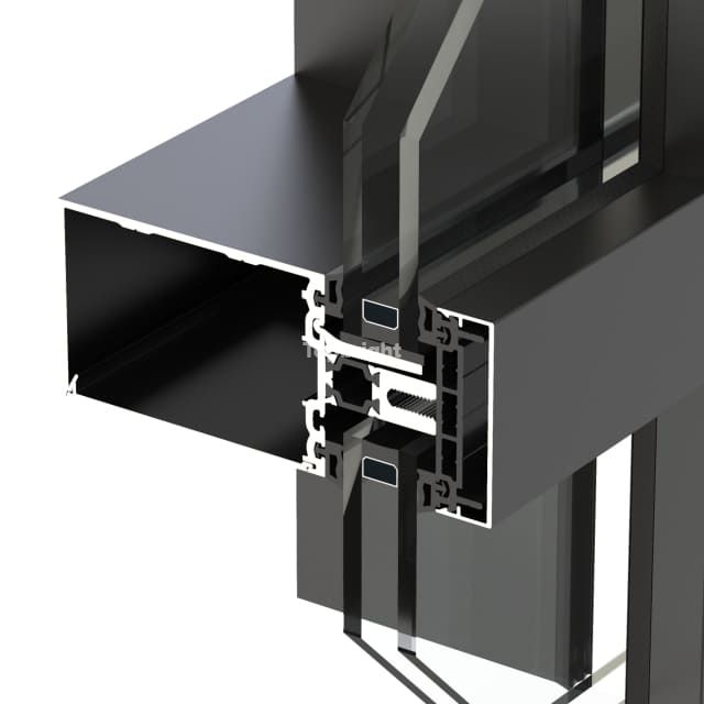 Sistema TB 65FCW del muro cortina del parteluz/del travesaño de la rotura termal del ancho de cara 65m m