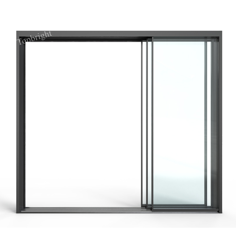 Puerta Corredera 3 Hojas Cristal Rotura Térmica TP16