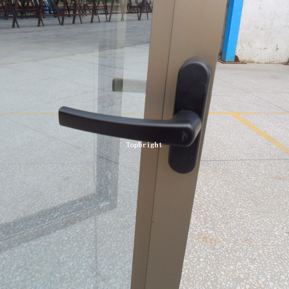 Ventana de aluminio con toldo colgante superior para proyecto de construcción de gran altura TP-W-TH008