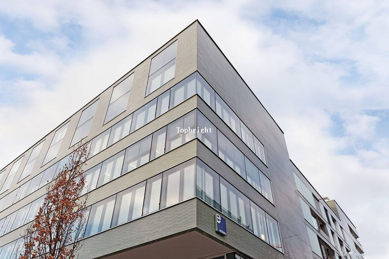 Sistema construido palillo de la pared de cortina de la fachada para la pared exterior del edificio comercial