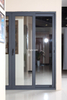 Puerta batiente de patio de vidrio de aluminio francésTP-D-CM005