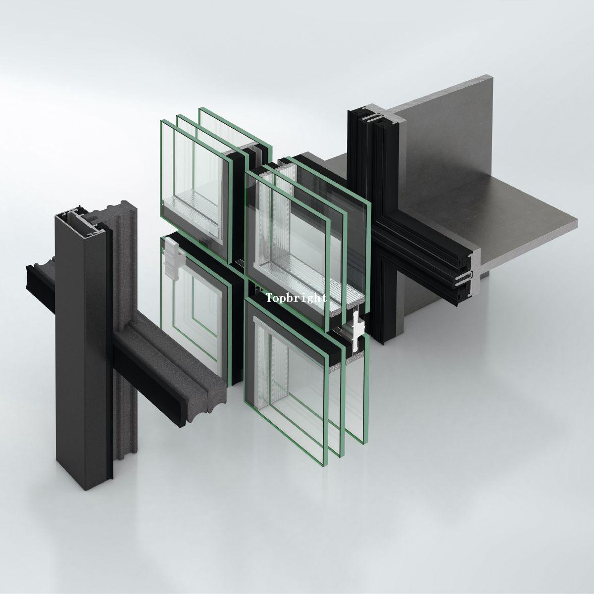 Schüco Façade System Window Wall AOC 75 ST 