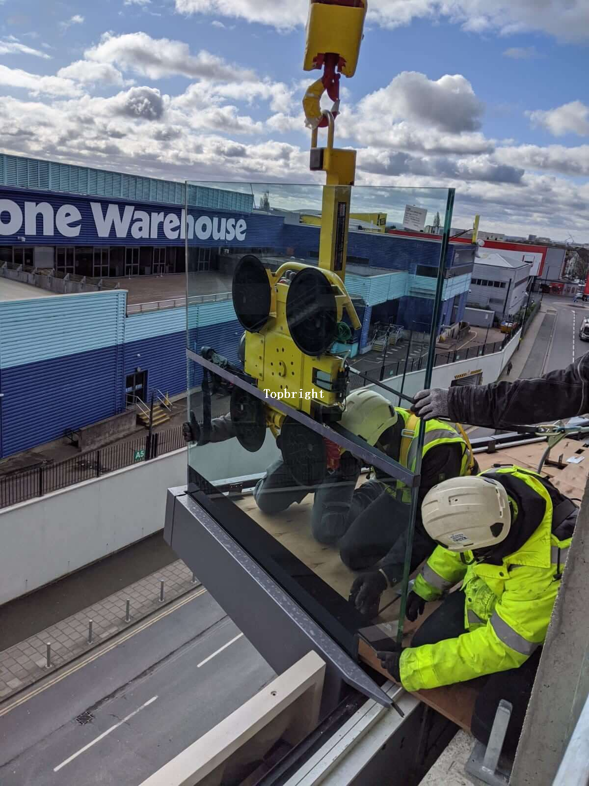 Muro cortina unificado de aluminio para proyecto de edificio comercial TP-CW-UT001