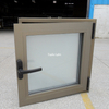 Ventana de aluminio con toldo colgante superior para proyecto de construcción de gran altura TP-W-TH008