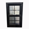 Ventana de guillotina simple con malla de acero inoxidable TB83