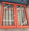 Ventana abatible de madera con revestimiento de aluminio para el proyecto de construcción 50 series