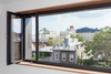 Ventana inclinable y giratoria abatible de vidrio para edificio residencial comercial TP-W-Tt002