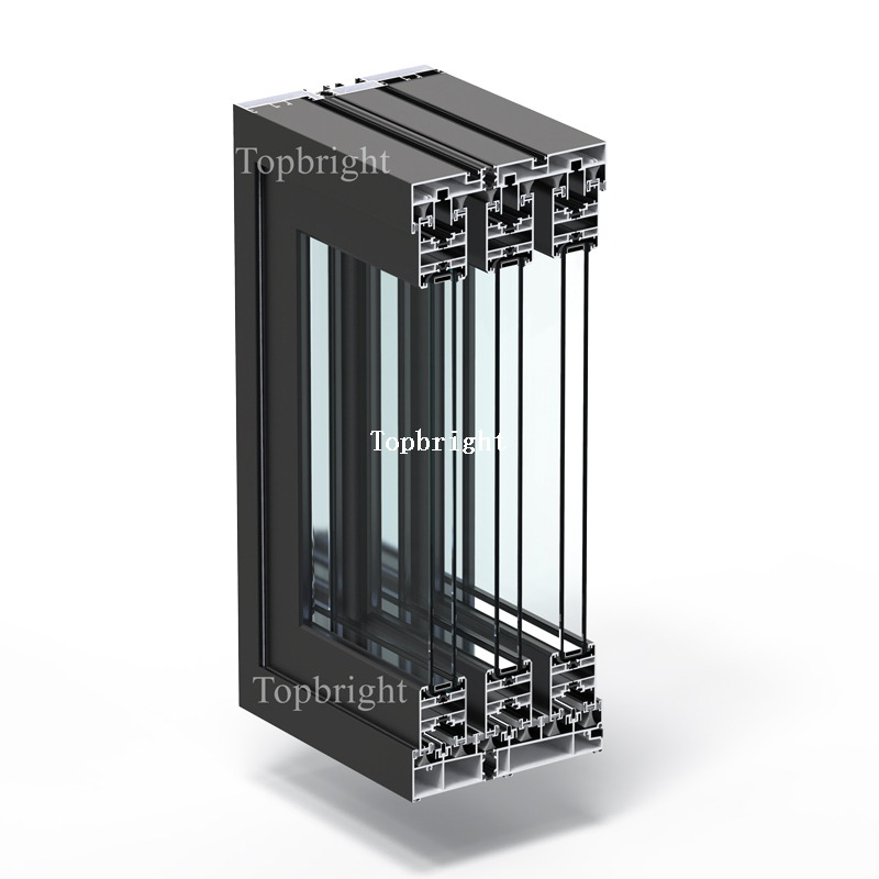 Sistema de Paneles Puerta Corredera de Riel Alto con Rotura Térmica TP205-65