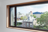 Ventana inclinable y giratoria abatible de vidrio para edificio residencial comercial TP-W-Tt002