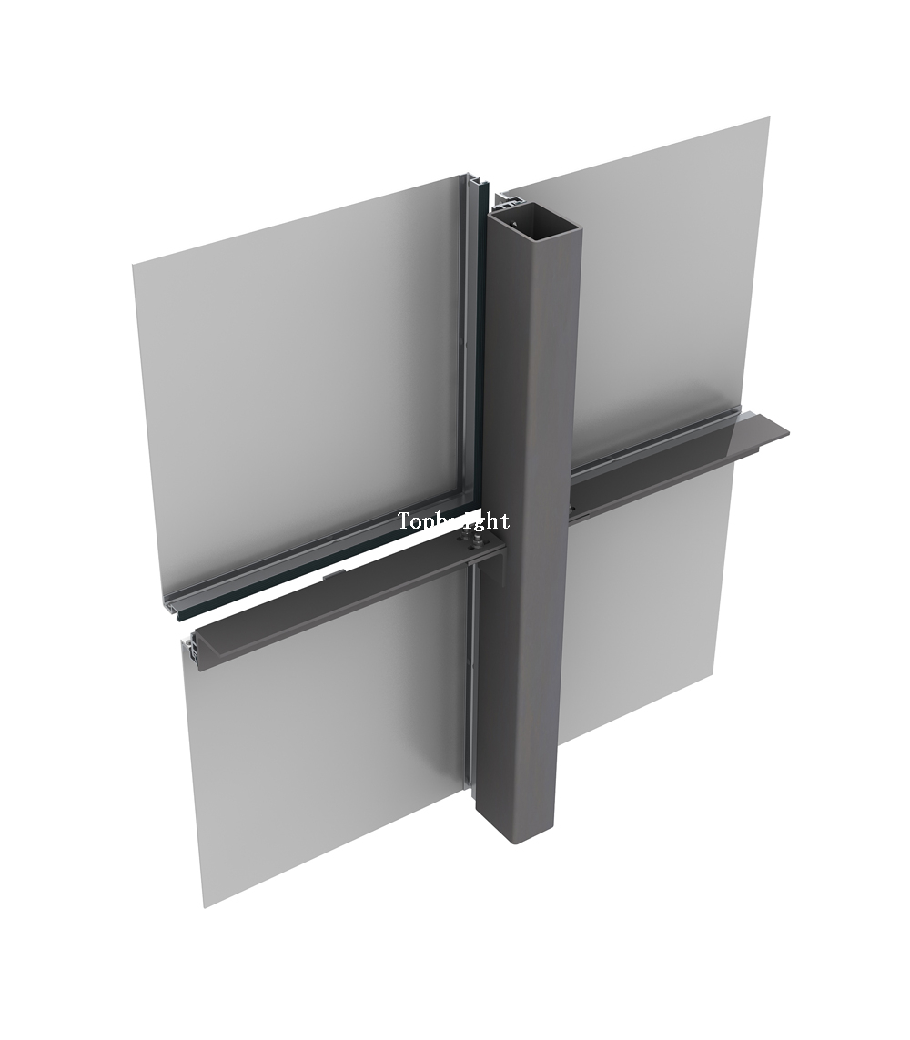 Fachada de muro cortina Panel de revestimiento de aluminio ACP TP-CW-ACP06