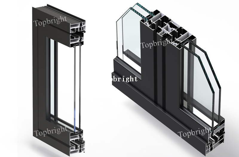  Sistema de puertas plegables con rotura de puente térmico TP68 