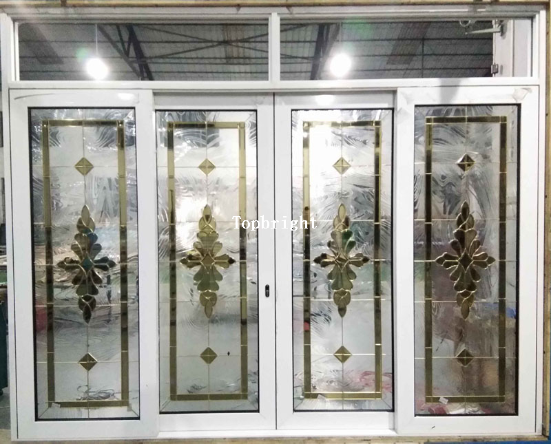 Puerta corredera Rotura térmica Art Glass Doors 4 Paneles